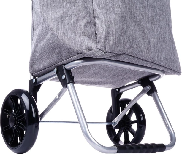 Stable frame and large wheels for easy rolling
