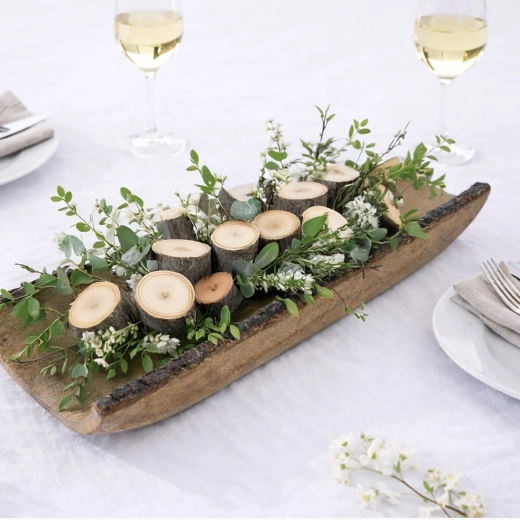 Elongated shape ideal for serving and arranging
