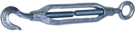 Turnbuckle with eye and hook M8, 125 mm (10 pcs)