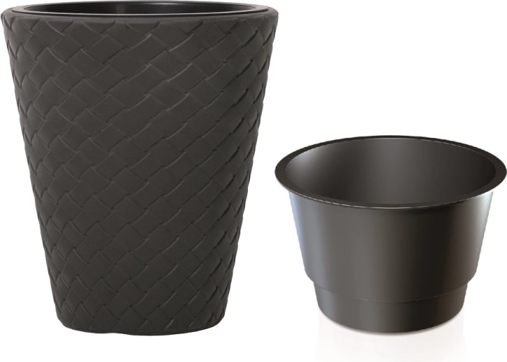 Matuba Planter with Insert 40 cm Anthracite