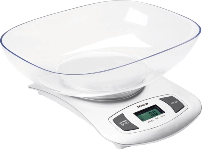 Sencor SKS 4001WH Kitchen Scale with Removable Bowl
