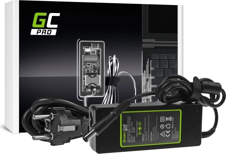 Green Cell PRO Charger 19.5 V 4.62 A 90 W for DELL laptops (connector 7.4 × 5.0 mm)