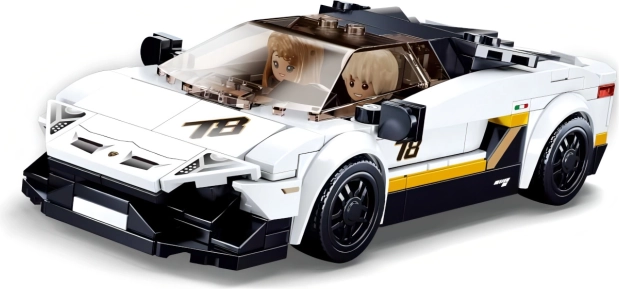Sluban ModelBricks Бял ItalSport