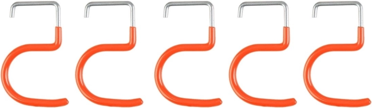 5 large S-type hooks for bulky equipment