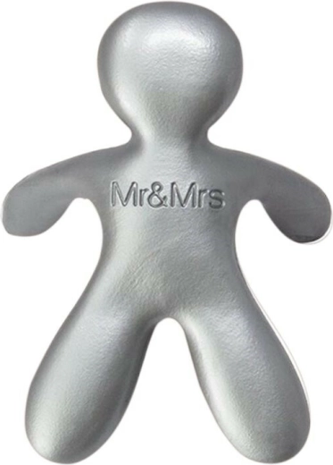 Ароматизатор за кола Mr & Mrs Fragrance Cesare Orange & Sandalwood – сребърен