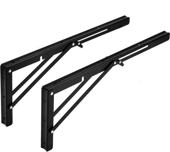 Folding brackets save space