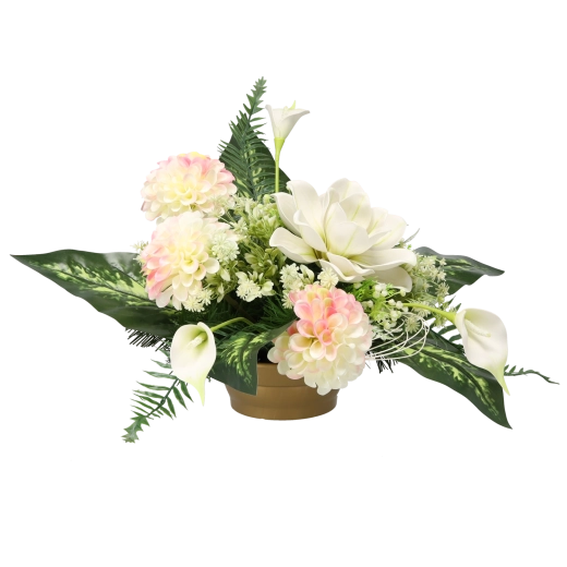Ready arranged memorial grave spray No. 2 (70 × 36 cm)