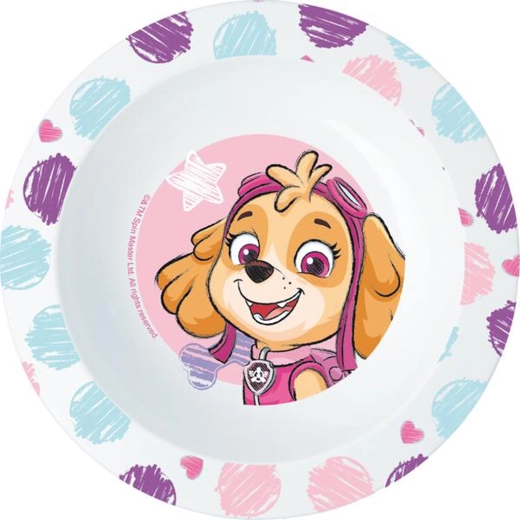 Plastic Bowl PAW PATROL 16 cm Pink
