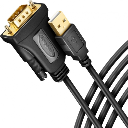 Адаптер USB 2.0 към RS-232 със сериен порт, кабел 1,5 м, чип FTDI