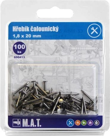 Тапицерски пирони 20 × 1,8 мм (100 бр.)