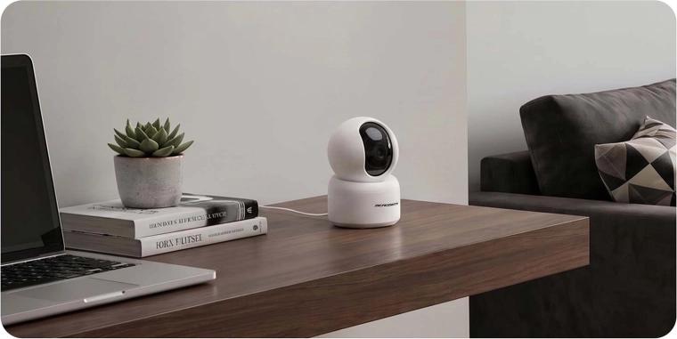 Night vision up to 10 m for peaceful nights