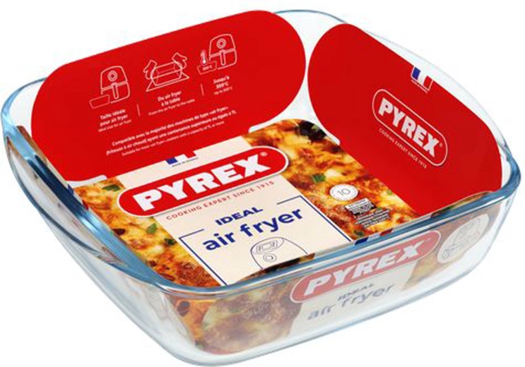 Pyrex square baking dish 2.2 l, 25 × 22 × 7 cm