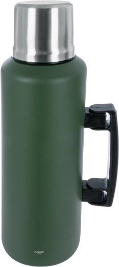Camp TERMO stainless steel thermos flask 2.1 L, green with handle