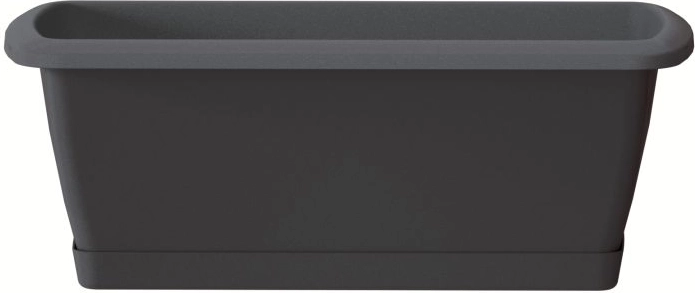 Respana Planter with Saucer 78.6 cm Anthracite