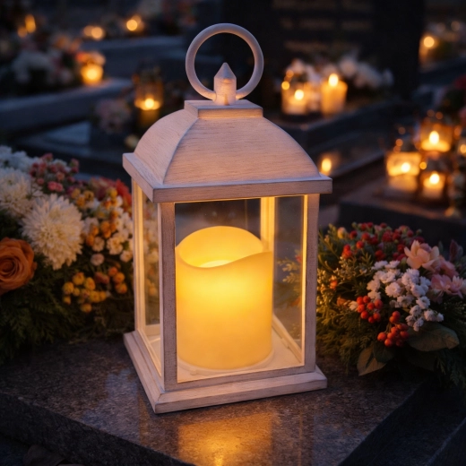 Warm flickering LED light