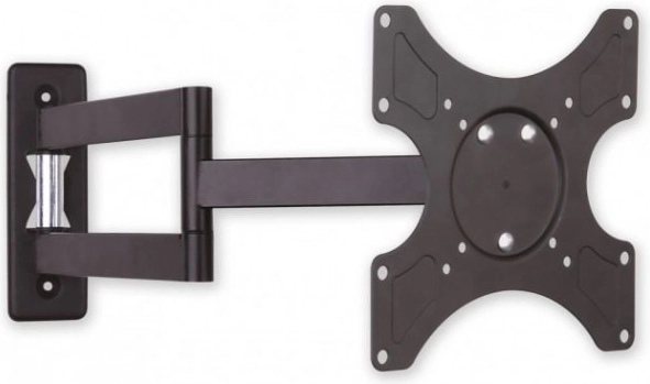 Wall mount LCD/LED 19-37" with double arm, 25 kg, black