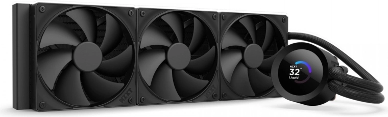 Водно охлаждане NZXT Kraken Plus 360 LCD черно