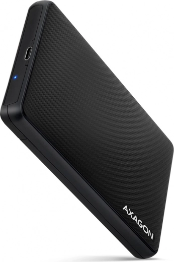 Пластмасов корпус 2.5'' USB-C 3.2 Gen 1, безвинтов, черен