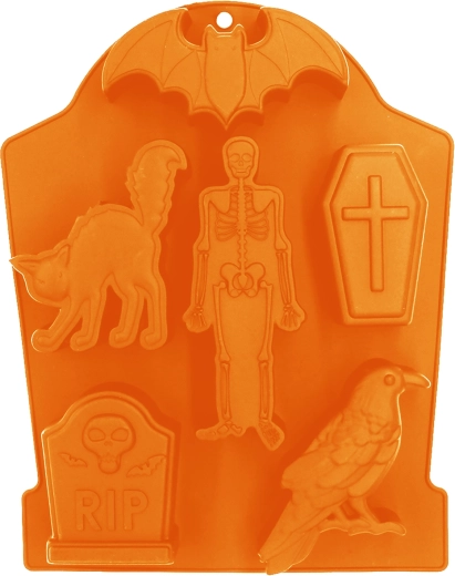 Silicone Halloween Baking Mold – 6 Cavity
