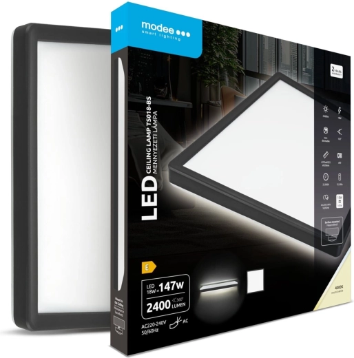 Modee square ceiling LED light TS018-BS 18 W 4000 K 2400 lm