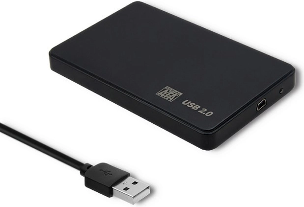 Външна кутия за твърд диск 2.5'' SATA3 USB 2.0 черна