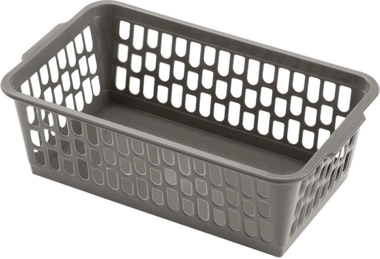 Пластова кошница за съхранение HEIDRUN 25 × 15 × 8 см – микс цветове