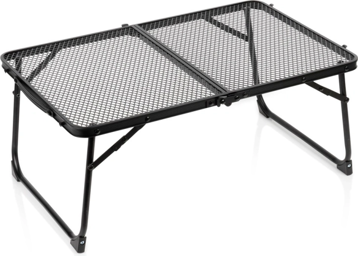 Vilde Folding Camping Table Black 60 × 40 × 25 cm