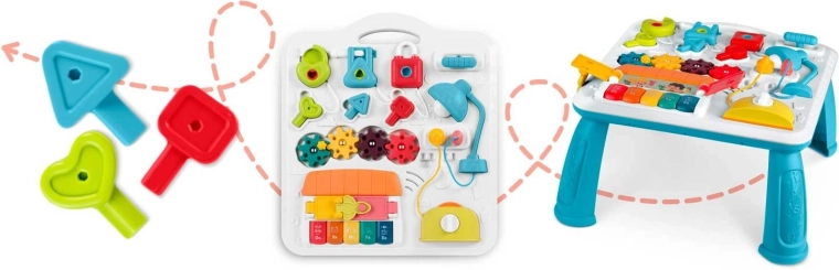 2-in-1: detachable panel and stable table