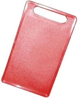 Plastic kitchen cutting board 26 × 15 cm – color mix