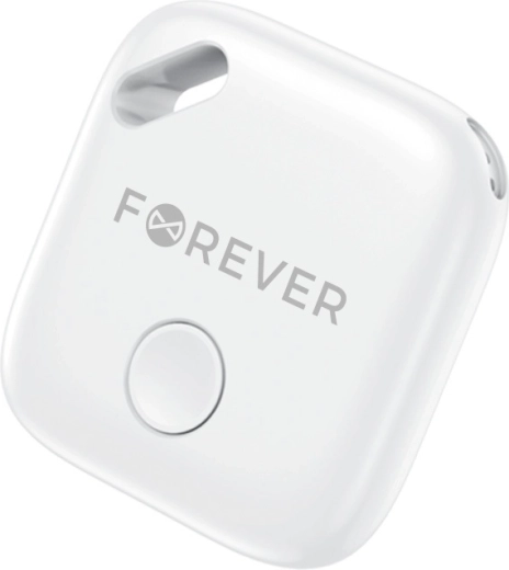 Forever FT-100 бял Bluetooth локатор с поддръжка на Apple Find My
