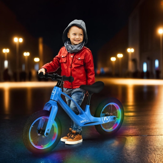 LED wheel lighting for increased safety