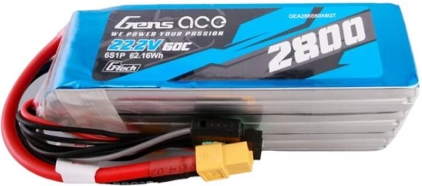 LiPo батерия Gens ace 2800mAh 22,2V 60C с XT60