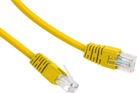 Пач кабел Cat.6 UTP 1 m жълт