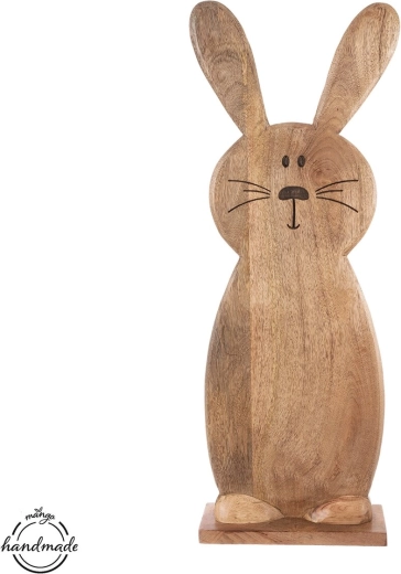 Mango wood rabbit, 80 cm