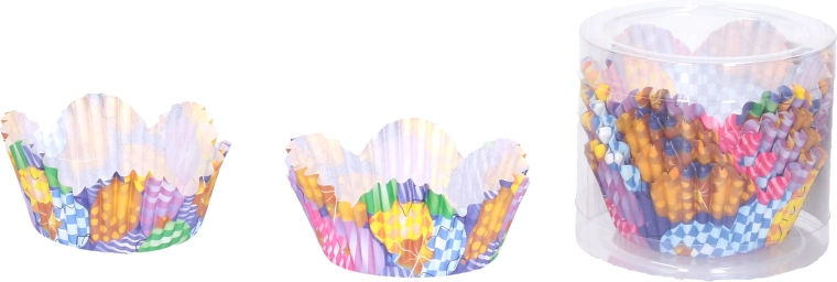 Colorful baking cups 11.5 cm – set of 100 pcs