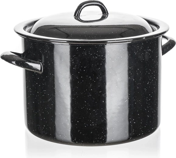 Enamel pot with lid 3 L, 18 cm