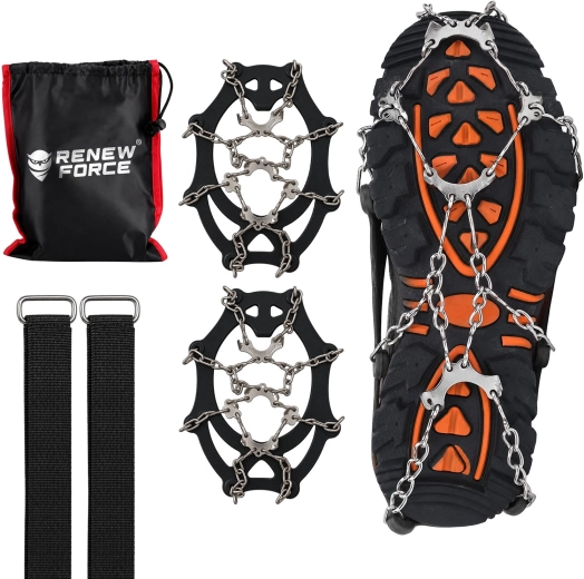 Renew Force Hiking Crampons for Shoes 38–45