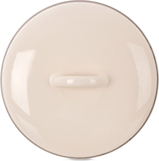 Enamelled cream lid 19 cm