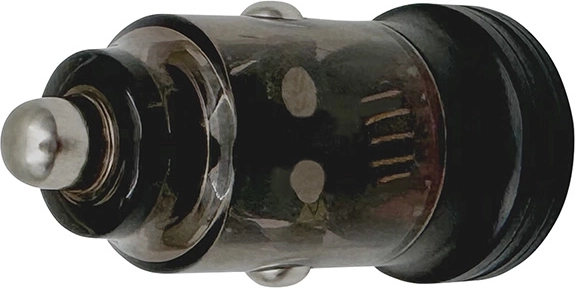Compact design for 12–24 V car socket