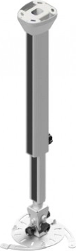 Таванна стойка за проектор PMV300W, бяла, 30 kg, дължина 1000–1700 mm