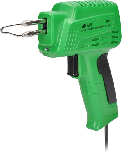 Solight 100 W soldering gun set in a case