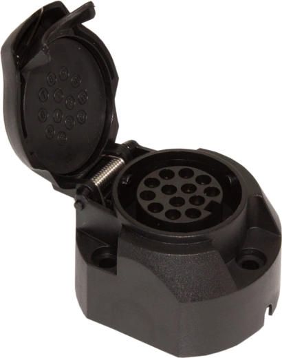 13-pin 12V trailer connector socket