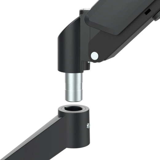 Gas springs for smooth height adjustment