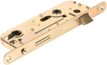 Mortise cylinder lock 90/60 reversible, white zinc