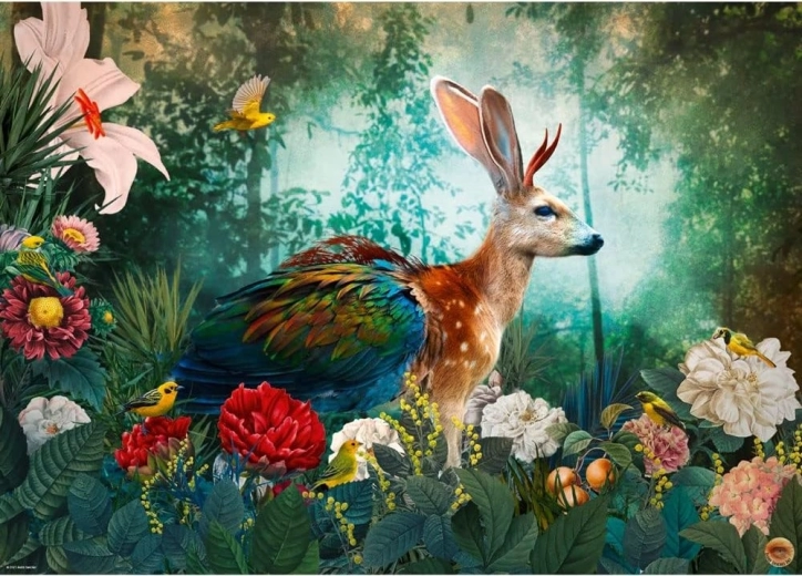 Пъзел „Фантастична фауна“ Jackalope 1000 части