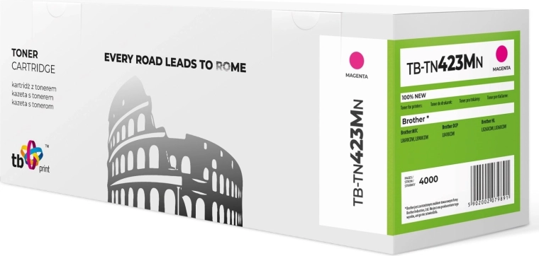 Magenta toner cartridge for BROTHER TN-423M