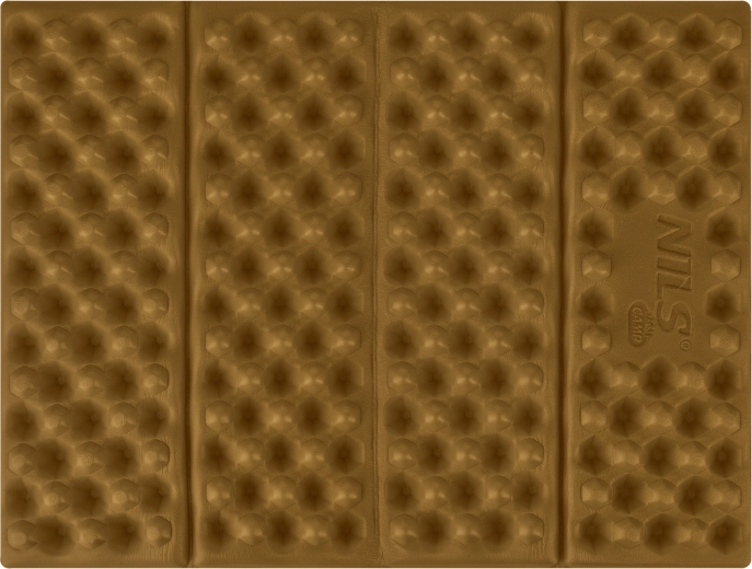 Folding foam seat with reflective layer NILS Camp brown