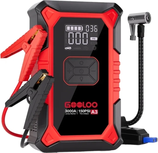Gooloo A3 стартов източник 2в1 с компресор