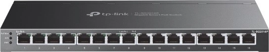 TP-Link JetStream TL-SG2016P smart gigabit switch 16 ports (8x PoE+)