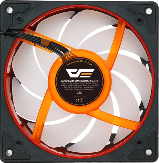 Охлаждащ вентилатор darkflash de8 120 мм ARGB (черен)
